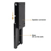 Sound Town CWB-1-PAIR 2-Pack Universal Speaker Wall Mount Brackets, 4.25" x 2" Mounting Template, Black - How to Connect, DIY