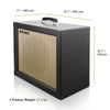 Sound Town GUC112OBBK 1 x 12" 65W Guitar Speaker Open-back Cabinet, Plywood, Black - Size, Dimensions, and Weight