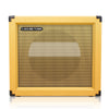 Sound Town GUC112OBOR-EC 1 x 12" Empty Open-back Guitar Speaker Cabinet, Plywood, Orange with Wheat Grill Front Panel