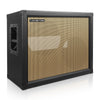Sound Town GUC212OBBK-EC-R | REFURBISHED: 2 x 12" Empty Open-back Guitar Speaker Cabinet, Plywood, Black with Carry Handles, Refurbished