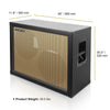 Sound Town GUC212OBBK-EC 2 x 12" Empty Open-back Guitar Speaker Cabinet, Plywood, Black - Size, Dimensions, and Weight
