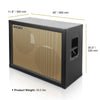 Sound Town GUC212OBBK-EC-R 2 x 12" Empty Open-back Guitar Speaker Cabinet, Plywood, Black, Refurbished - Size, Dimensions, and Weight