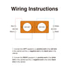 Sound Town GUC212OR-EC 2x12" Empty Guitar Speaker Cabinet, Birch Plywood, Orange, Wheat Cloth Grill, Front or Rear Loading, Compatible with Celestion/Eminence Speakers - Wiring Instructions
