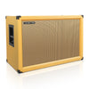 Sound Town GUC212OR-EC 2x12" Empty Guitar Speaker Cabinet, Birch Plywood, Orange, Wheat Cloth Grill, Front or Rear Loading, Compatible with Celestion/Eminence Speakers - Contemporary Design
