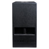 Sound Town KALE-208BCE CARME Series 10” 600W Powered PA/DJ Subwoofer with Folded Horn Design, Black - Front Panel