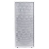 Sound Town KALE-208WPW KALE Series Dual 8” 600W Powered DJ PA Speaker with Bluetooth, Titanium Compression Driver and 3-Channel Mixer, White - Front Panel