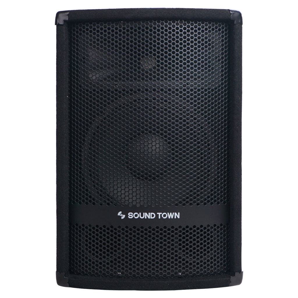 Sound Town METIS-110-R 10" 400W Passive DJ/PA Speaker w/ Compression Driver for Live Sound, Karaoke, Bar, Church, Refurbished - Front Panel