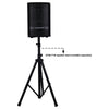 Sound Town METIS-110-R 10" 400W Passive DJ/PA Speaker w/ Compression Driver for Live Sound, Karaoke, Bar, Church, Refurbished - STSD-71B Compatible Speaker Stand