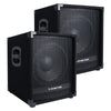 Sound Town METIS-12SPW-PAIR METIS Series 2-Pack 12” 1400 Watts Powered PA DJ Subwoofers with 3” Voice Coil 
