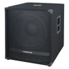 Sound Town METIS-15PWG-PAIR Pair of 15" 1800W Powered Subwoofers with Class-D Amplifiers, 4" Voice Coils, High-Pass Filters - Left Panel