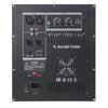 Sound Town METIS-15SDPW-R METIS Series 1800 Watts 15” Powered PA DJ Subwoofer with Class-D Amplifier, 4-inch Voice Coil, Refurbished - Back Panel Amp Module