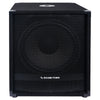 Sound Town METIS-15SDPW METIS Series 1800 Watts 15” Powered PA DJ Subwoofer with Class-D Amplifier, 4-inch Voice Coil - Front Panel