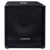 Sound Town METIS-15SDPW-R METIS Series 1800 Watts 15” Powered PA DJ Subwoofer with Class-D Amplifier, 4-inch Voice Coil, Refurbished - Front Panel
