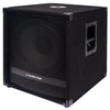 Sound Town METIS-15SDPW METIS Series 1800 Watts 15” Powered PA DJ Subwoofer with Class-D Amplifier, 4-inch Voice Coil - Left Panel