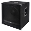 Sound Town METIS-18PWG METIS Series 2400 Watts 18" Powered Subwoofer with Class-D Amplifier, 4-inch Voice Coil, High-Pass Filter - Left Panel