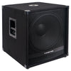 Sound Town METIS-18SDPW-R METIS Series 2400 Watts 18 Powered PA DJ Subwoofer with Class-D Amplifier, 4-inch Voice Coil, Refurbished - Right Panel
