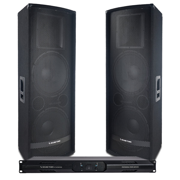 Sound system amplifier cheap speakers