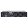 NIX-26PRO Dual-Channel, 2 x 1800W at 4-ohm Rack Mountable Power Amplifier - back panel, input and outputs, XLR, SPEAKON, Efficient dual DC fans 