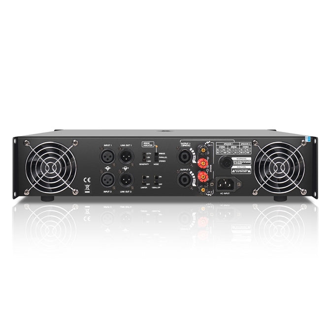 Sound Town 2-Channel 1500W Rack Mountable Power Amplifier with LPF