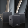 Sound Town OBERON-18SPW OBERON Series 18" 1600W Powered PA/DJ Subwoofer with Class-D Amplifier, Plywood, Black - Oberon Series
