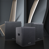 Sound Town OBERON-15SPW OBERON Series 15" 1400W Powered PA/DJ Subwoofer with Class-D Amplifier, Plywood, Black - Oberon Series