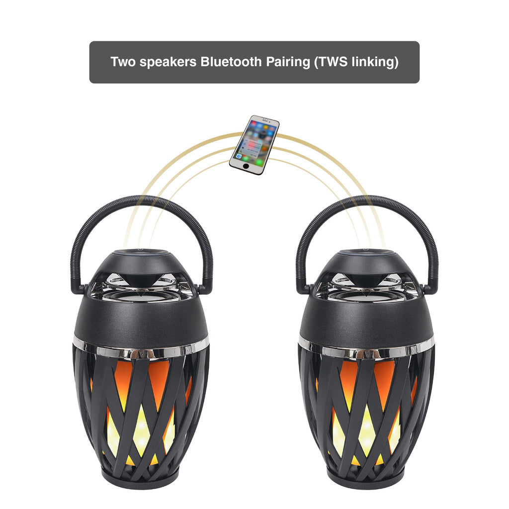 Sound Town OPIK-F1 Portable Bluetooth Speaker with LED Lights, True Wireless Stereo (TWS) Bluetooth - Dual Pairing