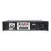 Sound Town PAC180-6-R 180W 6-Zone 70V/100V Commercial Audio Power Amplifier with Bluetooth, Aluminum, for Restaurants, Lounges, Bars, Pubs, Schools and Warehouses, Refurbished - Back Panel, Inputs & Outputs