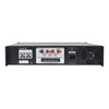 Sound Town PAC360-6-R 360W 6-Zone 70V/100V Commercial Power Amplifier with Bluetooth, Aluminum, for Restaurants, Lounges, Bars, Pubs, Schools and Warehouses, Refurbished - Back Panel, Input & Outputs