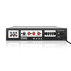 Sound Town PAC80-2-R 60W 2-Zone 70V/100V Commerical Power Amplifier with Bluetooth, Aluminum, for Restaurants, Lounges, Bars, Pubs, Schools and Warehouse, Refurbished - Back Panel