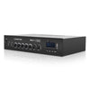 Sound Town PAC80-2-R 60W 2-Zone 70V/100V Commerical Power Amplifier with Bluetooth, Aluminum, for Restaurants, Lounges, Bars, Pubs, Schools and Warehouse, Refurbished - Left Panel