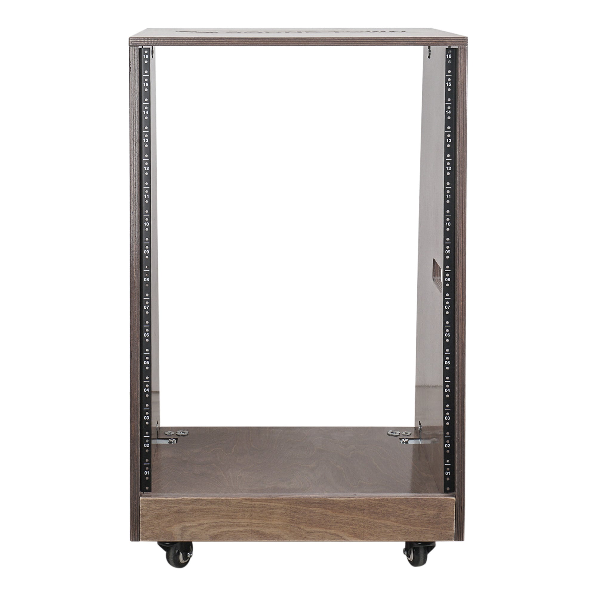 SDRK-16TB | DIY Slanted 16U Space Studio Rack, Plywood, Casters ...