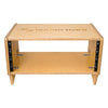 Sound Town SDRK-4SL-R 4U Angled Desktop Turret Studio & Recording Equipment Rack with Baltic Birch Plywood for Rackmountable Gear, Refurbished