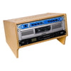Sound Town SDRK-4SL-R 4U Angled Desktop Turret Studio & Recording Equipment Rack with Baltic Birch Plywood for Audio Gear Organization, Refurbished