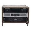 Sound Town SDRK-6SLB-R | Refurbished: 6U (6-Space) Baltic Birch Plywood Angled Desktop Turret Studio Equipment Rack, for Recording Room, PA/DJ Pro Audio, Home Audio, Weathered Brown, for Power Amplifier, Line Switcher, Sequence Controller Display, Crossover