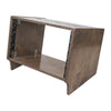 Sound Town SDRK-6SLB-R | Refurbished: 6U (6-Space) Baltic Birch Plywood Angled Desktop Turret Studio Equipment Rack, for Recording Room, PA/DJ Pro Audio, Home Audio, Weathered Brown, for Audio Gear, Server Devices