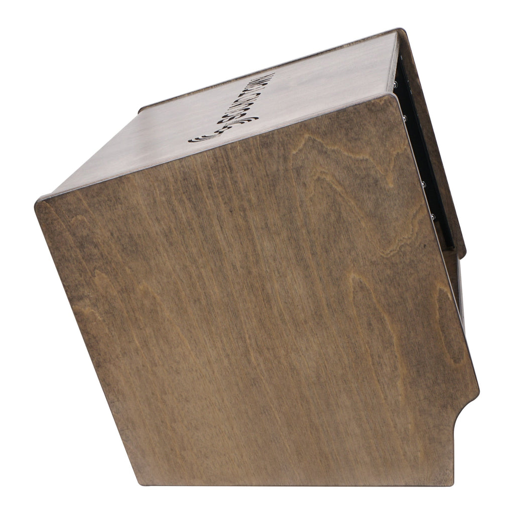 Sound Town SDRK-6SLB-R | Refurbished: 6U (6-Space) Baltic Birch Plywood Angled Desktop Turret Studio Equipment Rack, for Recording Room, PA/DJ Pro Audio, Home Audio, Weathered Brown, Slanted Wood Design, Audio Organization