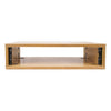Sound Town SDRK-Y2 DIY 2U Studio Rack with Baltic Birch Plywood, Golden Oak, for Recording Room, Home Studio - Desktop, Tabletop