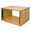 Sound Town SDRK-Y6 DIY 6U (6-Space) Studio & Recording Equipment Rack w/ Baltic Birch Plywood, Golden Oak - for Home Audio Room, PA/DJ Pro Audio, Audio Gear and Server Devices