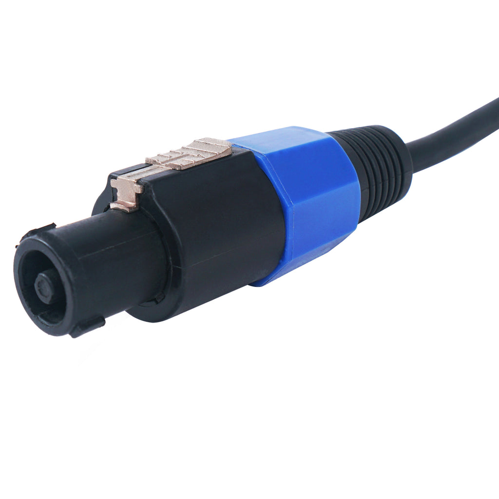 Sound Town STC-12NR25 Raw Wire to Speakon Speaker Cable, 25 Feet, 12 Gauge - Professional Audio Cable