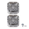 Sound Town ST-RHW-43 2-pack Spring Loaded Recessed Medium Butterfly Latches, for Road Flight Case, Chest and Pro Audio Gear, Chromed