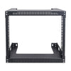 Sound Town ST2PWOR-8U 2-Post 8U Wall-Mount Open Frame Rack for PA, Servers, IT Equipment, Network Devices, AV, Patch Panels, 16" Depth - 19" Rack Mountable Equipment