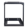 Sound Town ST2PWOR-A12U-R 2-Post 12U Wall-Mount Open Frame PA, Server & Network Equipment Rack w/ Adjustable Depth 12"-20", Refurbished - Steel Construction