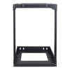 Sound Town ST2PWOR-A15U 2-Post 15U Wall-Mount Open Frame Server and Network Equipment Rack with Adjustable Depth 12"-20" - For Device Storage, Organization