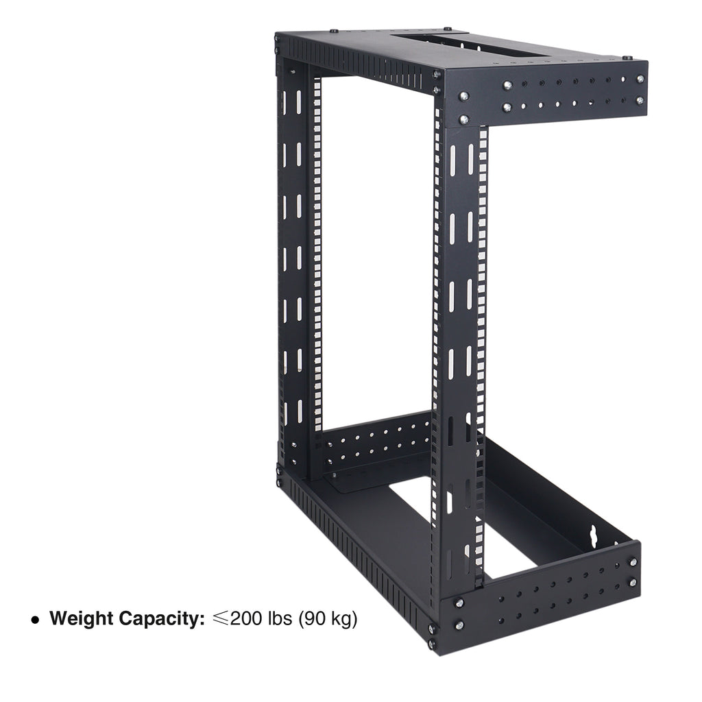 15u Frame Rack ST2PWOR-A15U | 2-Post 15U Wall-Mount Open Frame Rack w/ Adjustable ...