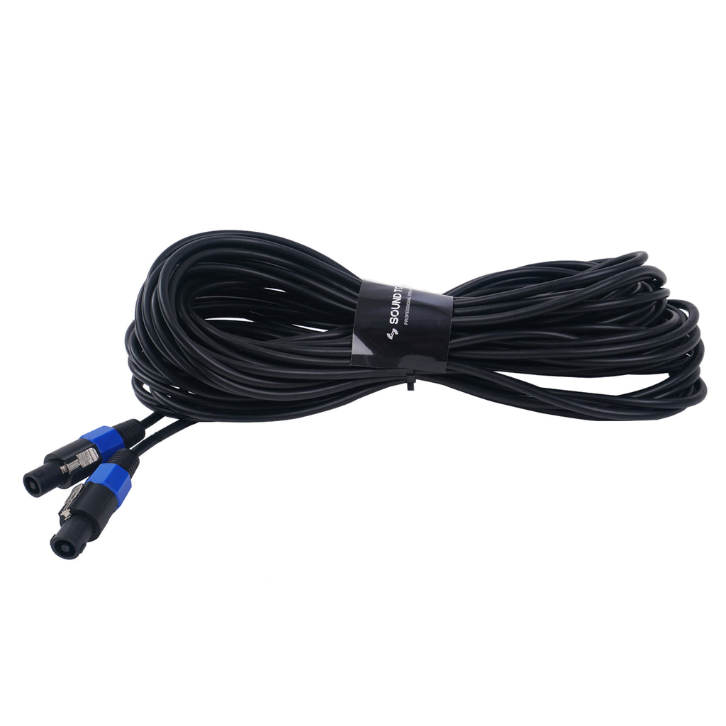 Sound Town STC-14NN100 Speakon to Speakon Speaker Cable, 100 Feet, 14 Gauge, 2 Conductor, Male to Male