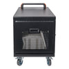 Sound Town STCC-AC16US Multi-Device Wall-Mountable Charging Cart w/ 16 AC Outlets, Casters, for Chromebooks/Laptops - Device Compartments