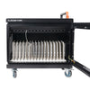 Sound Town STCC-AC16US Multi-Device Wall-Mountable Charging Cart w/ 16 AC Outlets, Casters, for Chromebooks/Laptops - Storage Station