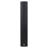 Sound Town STCL-64-r Compact Professional Passive Line Array Column Speaker with Adjustable Wall Mount Bracket, 6 x 3" Woofers, 4 x 1.2" Dome Tweeters, Black, for Church, Lounge, Live Event, Refurbished - Front Grill