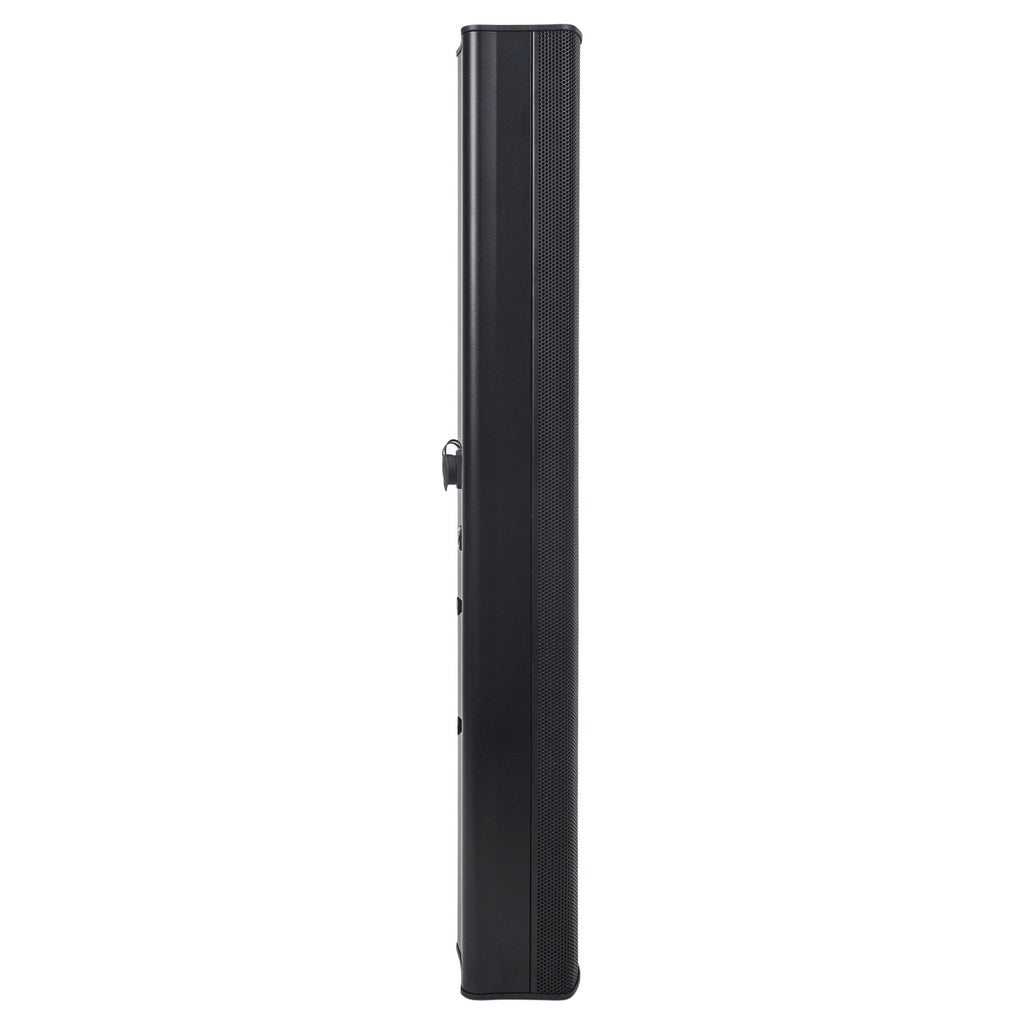Sound Town STCL-64-R Compact Professional Passive Line Array Column Speaker with Adjustable Wall Mount Bracket, 6 x 3" Woofers, 4 x 1.2" Dome Tweeters, Black, for Church, Lounge, Live Event, Refurbished - Side Panel