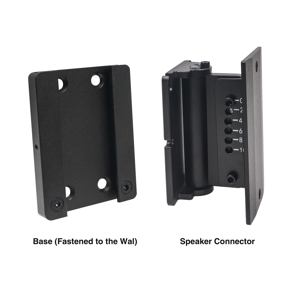  Sound Town STCL-AB Speaker Wall Mount Bracket with Angle Adjustment for STCL-64 Column Array - base and speaker connector